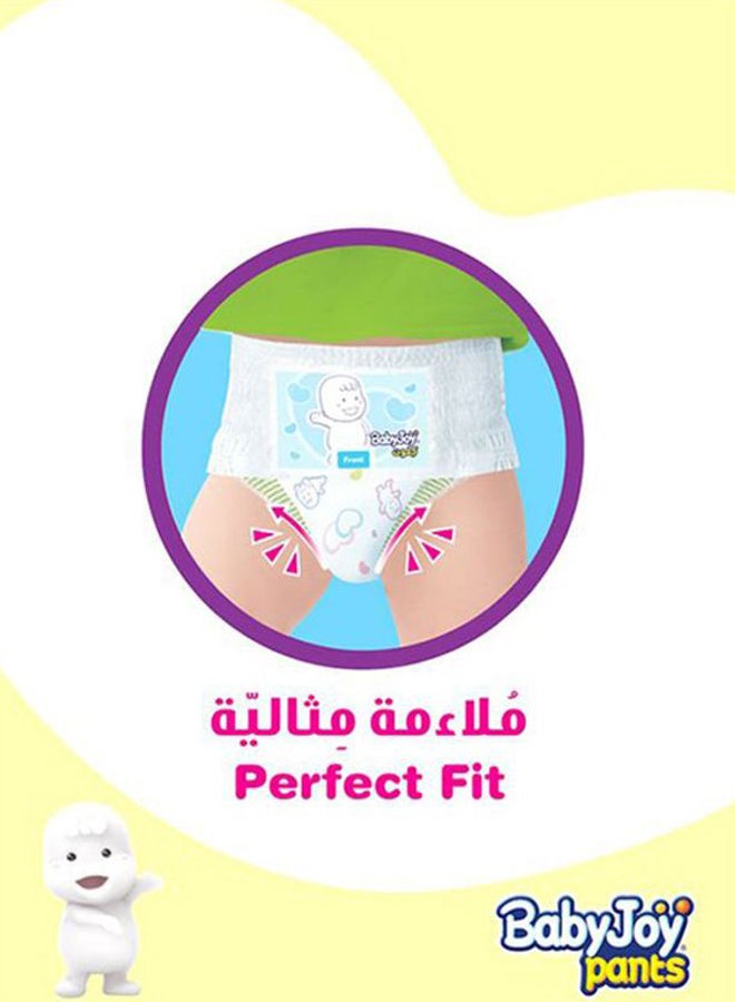 Compressed Culotte Pants Diaper, Size 5, Junior, 12-18 Kg, Mega Box, 132 Diapers