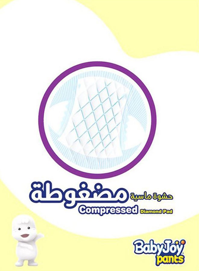 Compressed Diamond Pad, Size 4+ Large Plus, 12 to 21 kg, Mega Pack, 56 Diapers