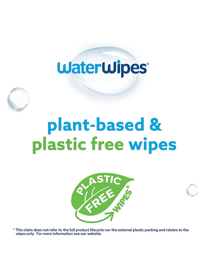 Original Plastic Free Baby Wipes, 720 Wet Wipes, 99.9% Water Based And Unscented For Sensitive Skin Pack of 12