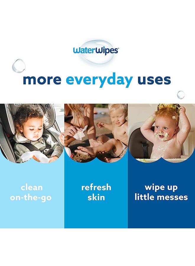 Original Plastic Free Baby Wipes, 720 Wet Wipes, 99.9% Water Based And Unscented For Sensitive Skin Pack of 12