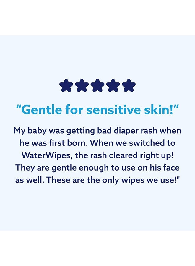 Original Plastic Free Baby Wipes, 720 Wet Wipes, 99.9% Water Based And Unscented For Sensitive Skin Pack of 12