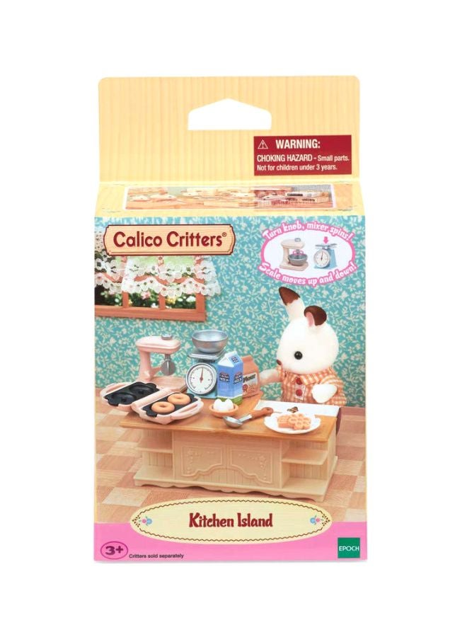 18-Piece Doll House Kitchen Island Set CC1834