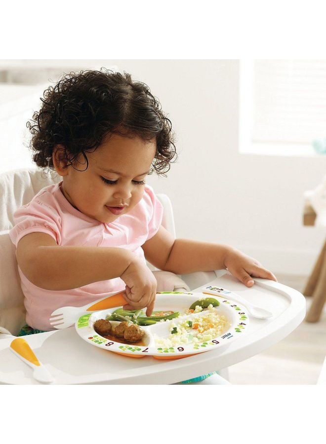 5 - Pieces Toddler Mealtime Set For Suitable From 6 Months , White - Scf716 - 00