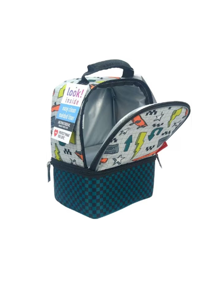 Skater Dual Lunch Kit With LDPE Liner