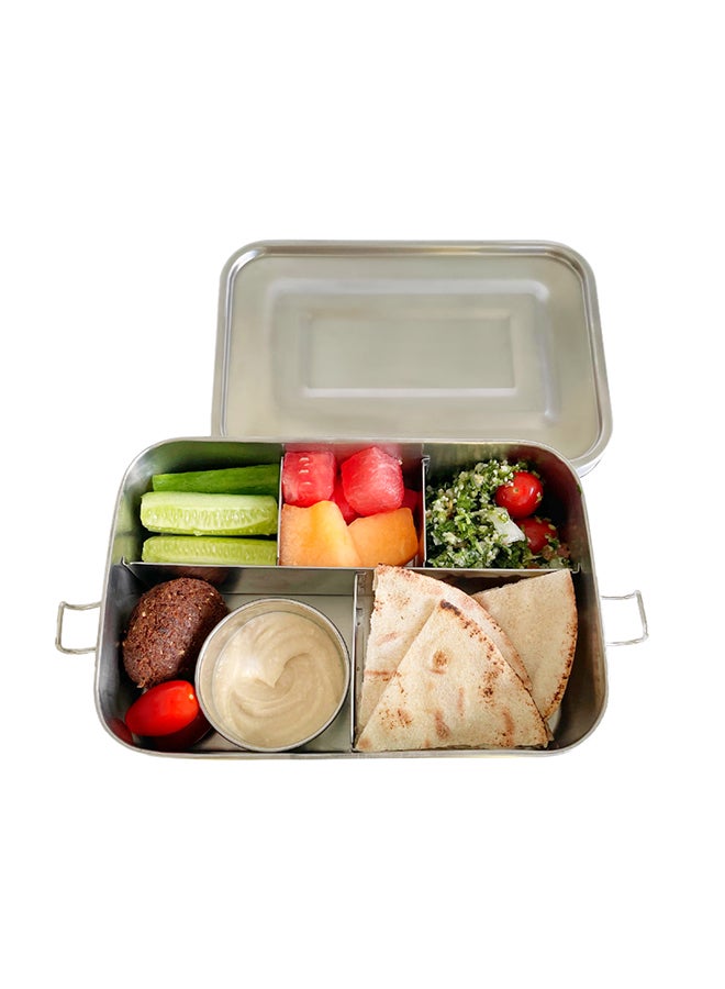 5 Compartment Stainless Steel Lunch Box