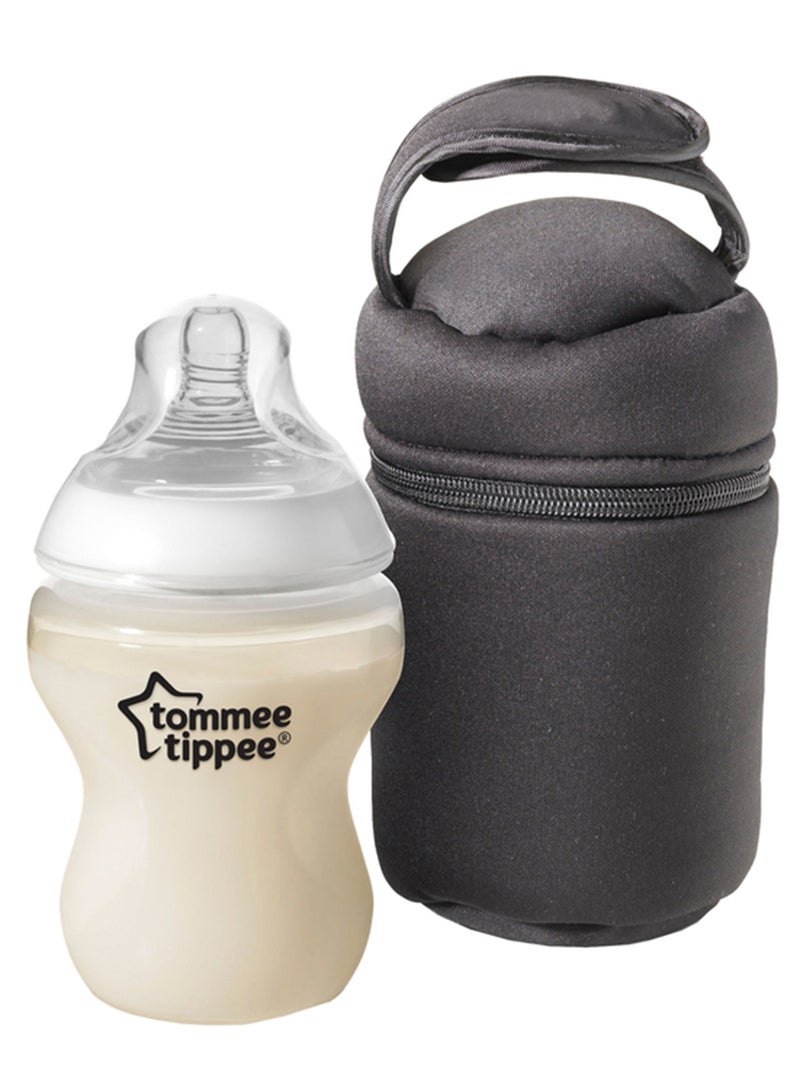 Insulated Bottle Carriers 2-Pack | Portable Thermal Holders for On-the-Go Feeding | Fits Diaper Bag or Stroller
