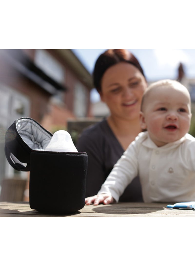 Insulated Bottle Carriers 2-Pack | Portable Thermal Holders for On-the-Go Feeding | Fits Diaper Bag or Stroller