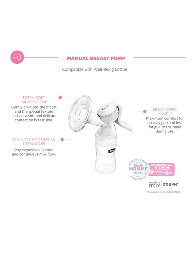 Manual Breast Pump For Well-Being Bottles 0M+