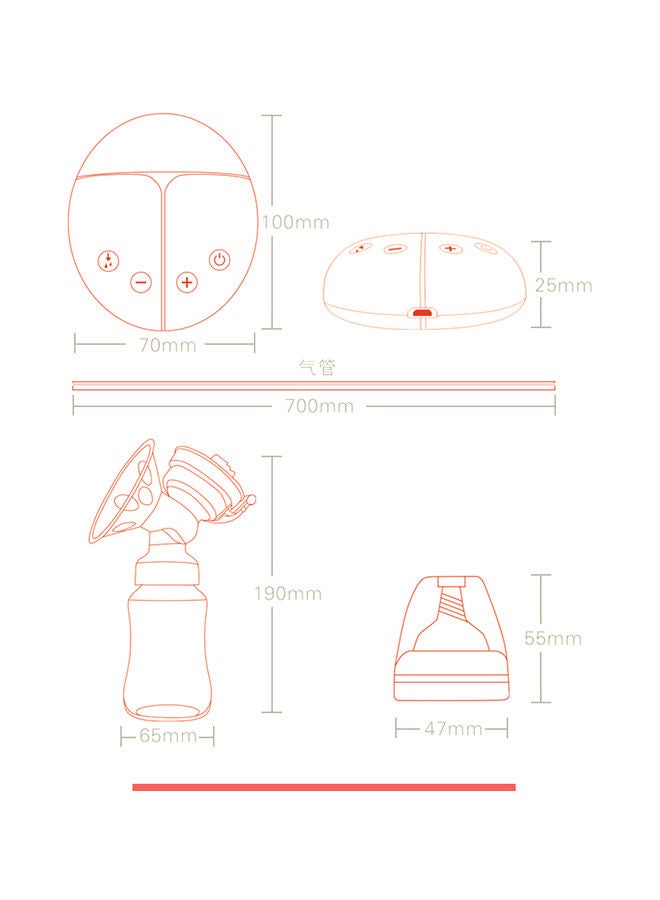 Butterfly Breast Pump Electric Milk Collector