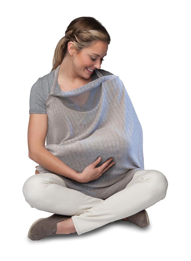 Boppy Infinity Nursing Scarf, Silver