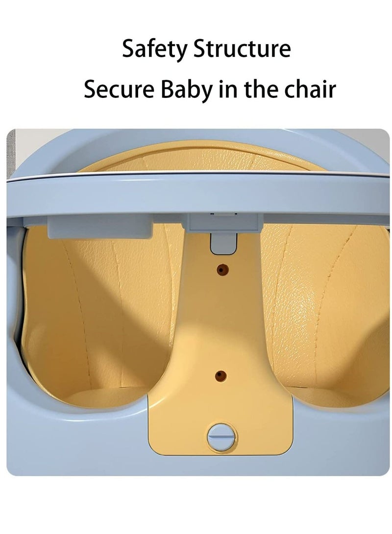 Baby High Chair Adjustable 3 in 1 Dinning Chair (Princess pink)