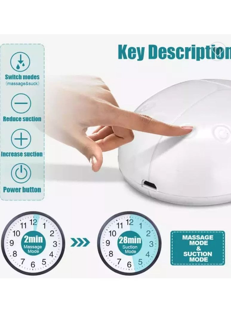 Electric Double Breast Pump Superior Wearable Hands Free Electric Painless Automatic Breastfeeding Breast Pump RH228