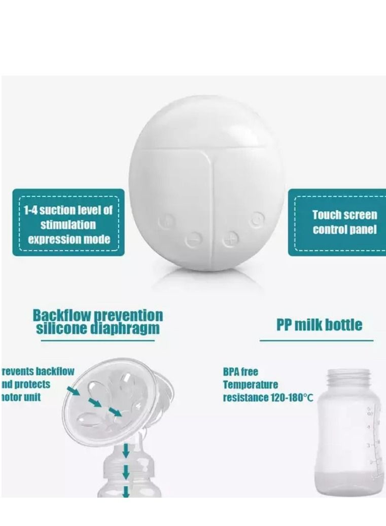 Electric Double Breast Pump Superior Wearable Hands Free Electric Painless Automatic Breastfeeding Breast Pump RH228