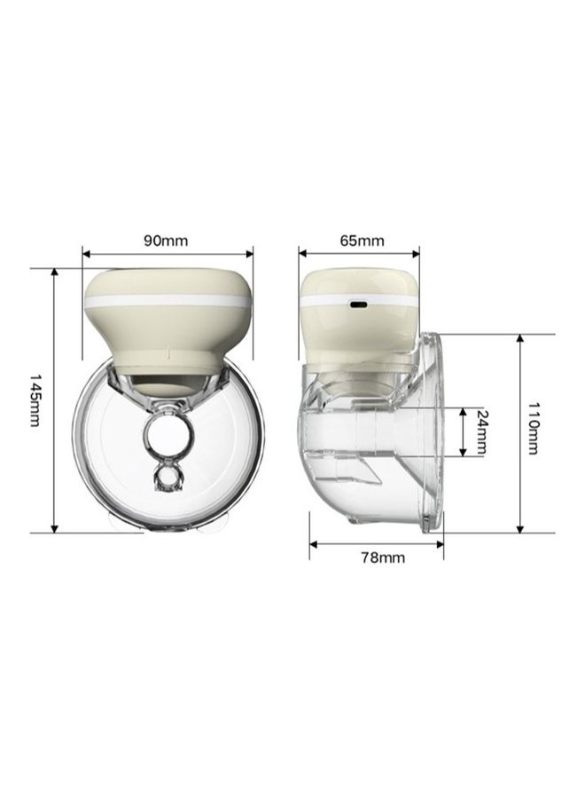 Intelligent Wearable Full Automatic Breast Pump Single Bilateral Electric Portable Post Partum Milker For Pregnant Women-S09