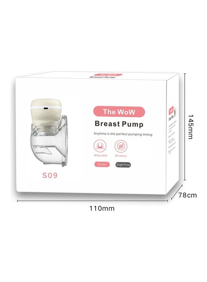 Intelligent Wearable Full Automatic Breast Pump Single Bilateral Electric Portable Post Partum Milker For Pregnant Women-S09