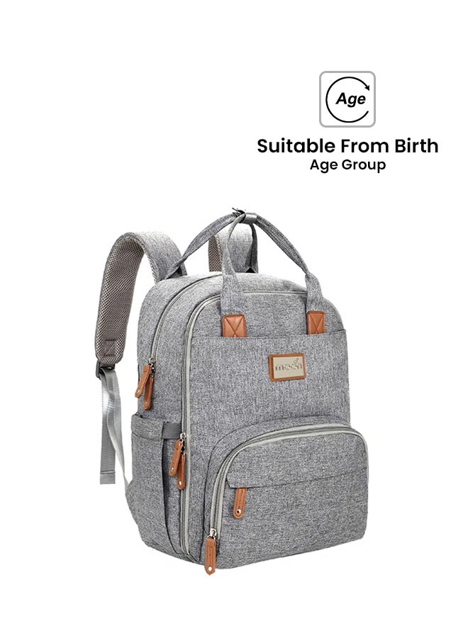 Karyme Diaper Bag Pack- Grey
