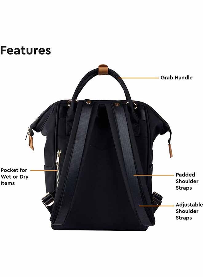 Mani Backpack Changing Bag - Black