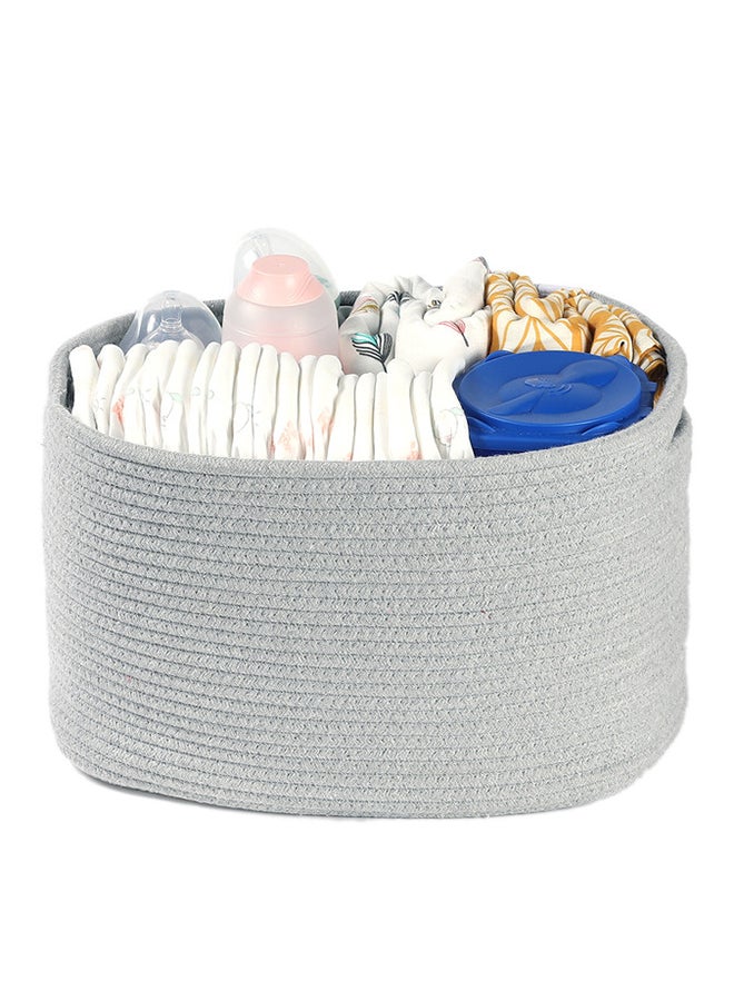 Multipurpose And Laundry Caddy Basket - Grey