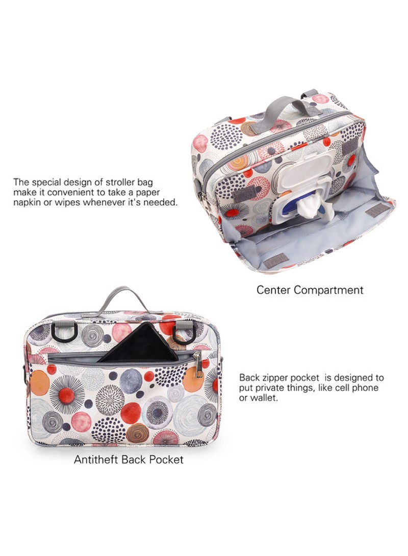 Baby Diaper Changing Clutch Kit - Multicolore Multicolour