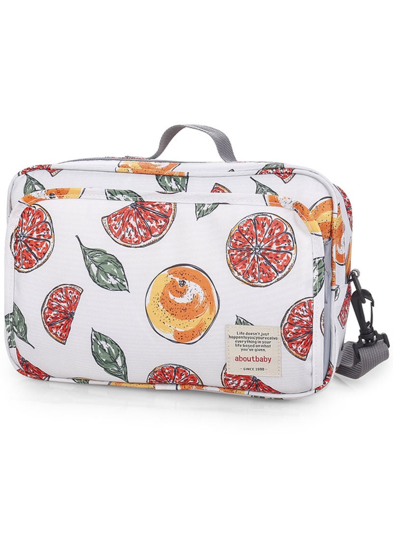 Baby Diaper Changing Clutch Kit - Fruity White Fruity White