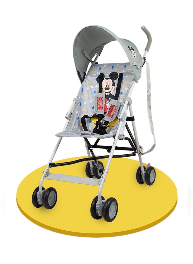 Mickey Mouse Lightweight Buggy Stroller - Grey