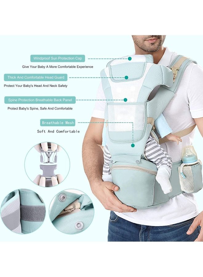 Multifunction Baby Carrier With Hip Seat