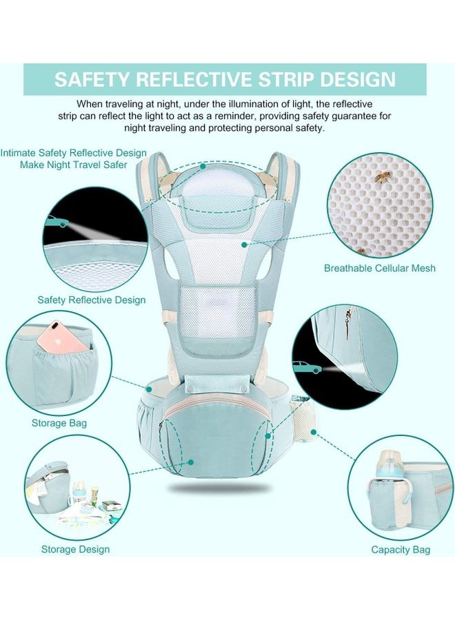 Multifunction Baby Carrier With Hip Seat