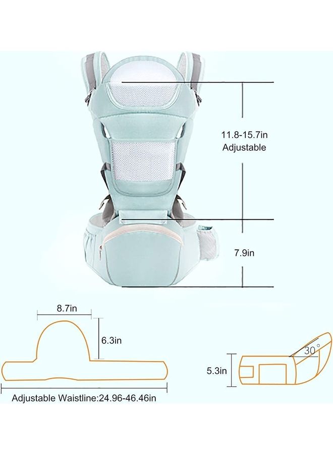 Multifunction Baby Carrier With Hip Seat