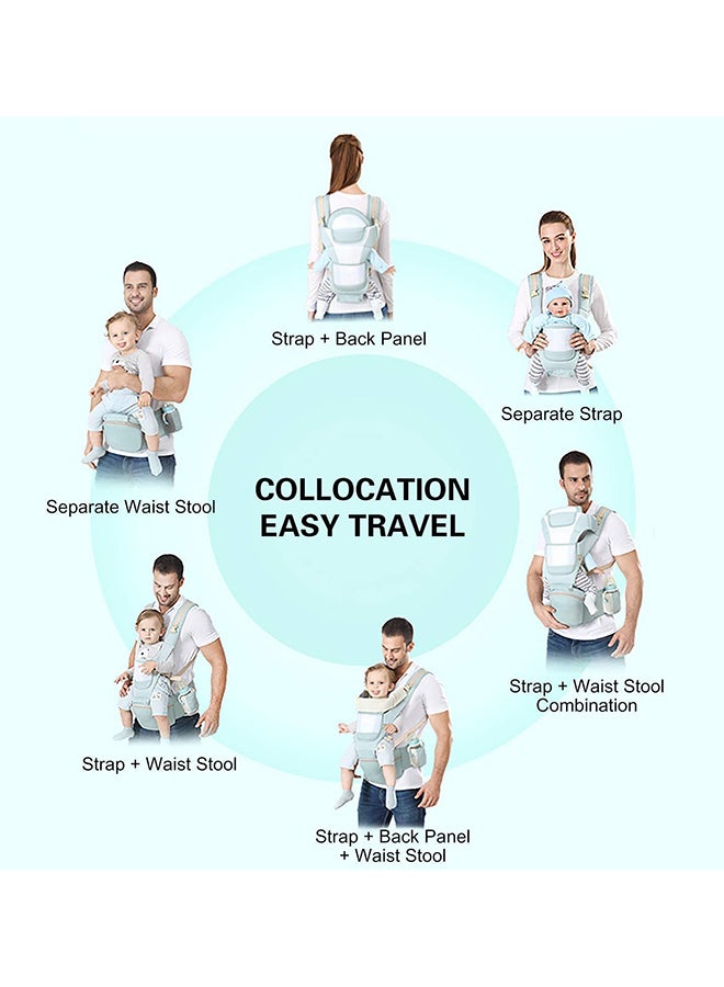 Multifunction Strap Waist Carrier For 0-36 Months Baby Adjustable Size