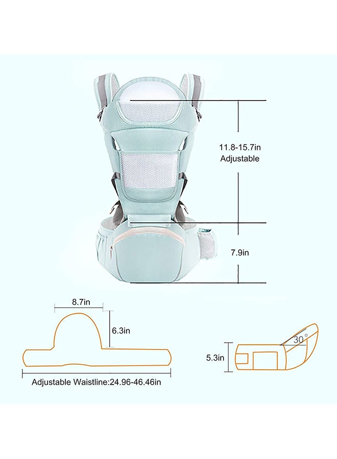 Multifunction Strap Waist Carrier For 0-36 Months Baby Adjustable Size