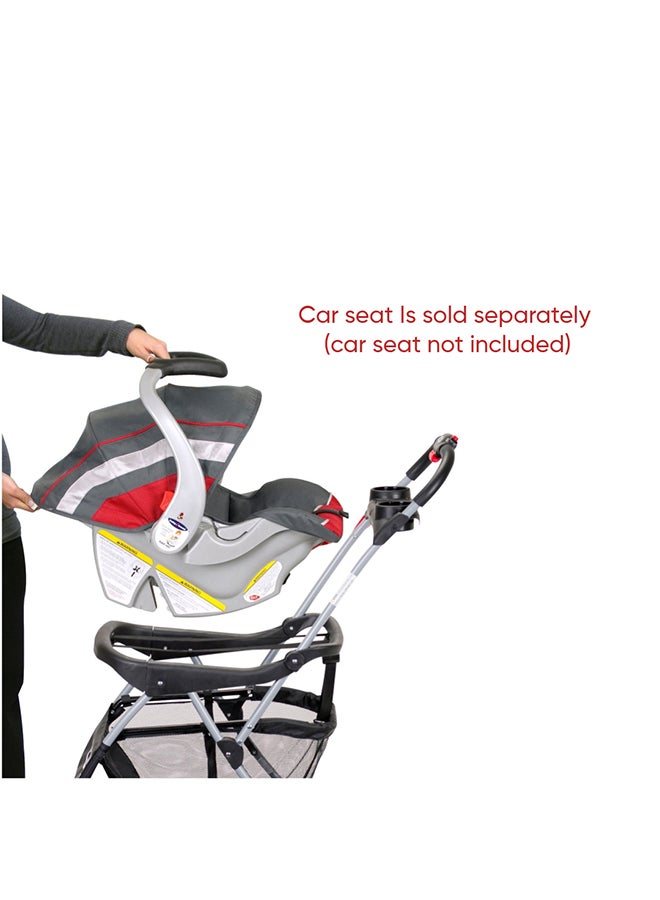 Snap-N-Go EX Universal Infant Car Seat Carrier - Black/Grey