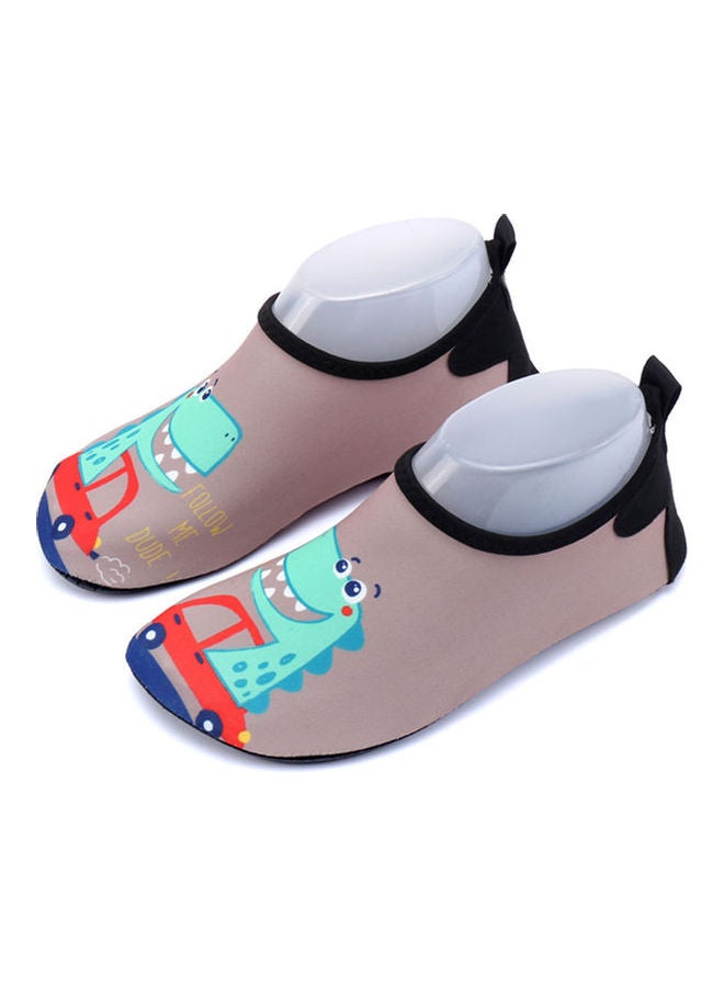 Toddlers Kids Boy Dinosaur Beach Swimming Water Sports Socks Anti-slip Shoes multicolor