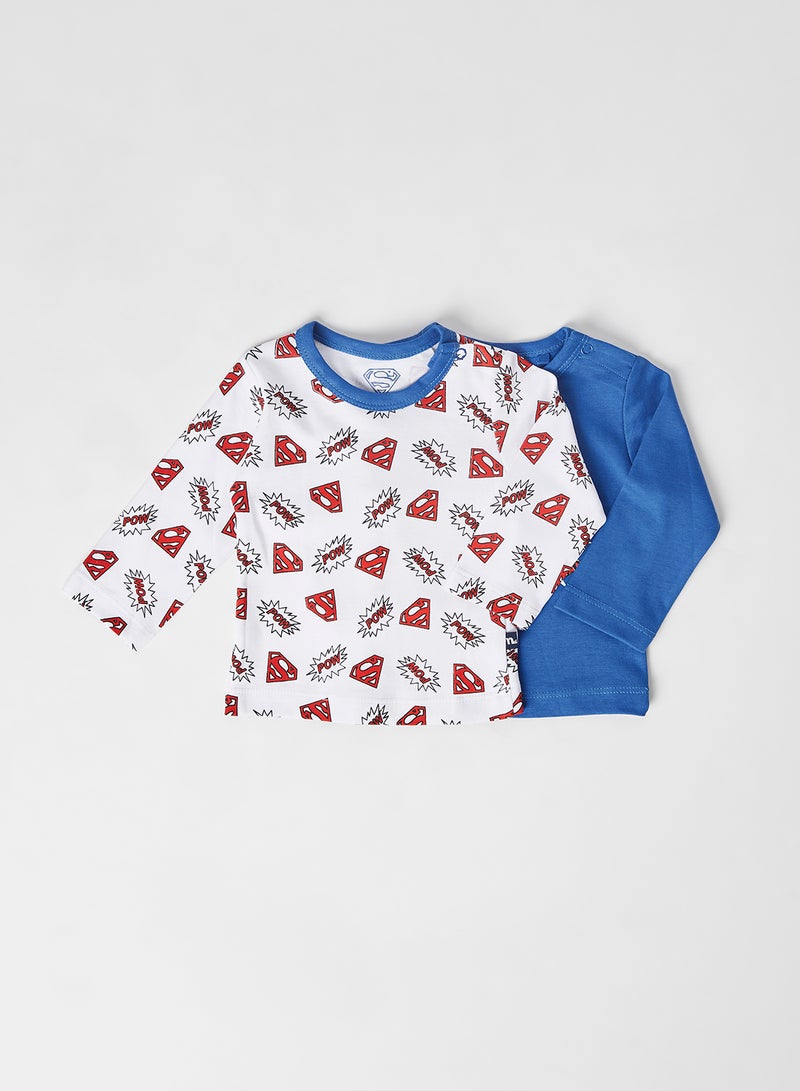 Comfy Baby Superman Print T-Shirt Assorted