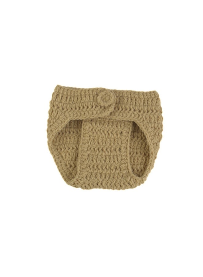 Crochet Knitted Baby Photography Props Oufit Set