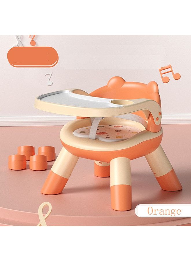 Foldable Baby High Chair with Music