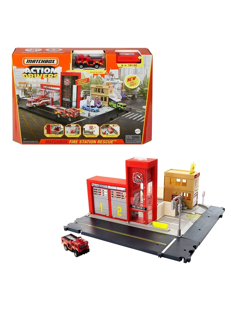 Fire Station Playset HBD76