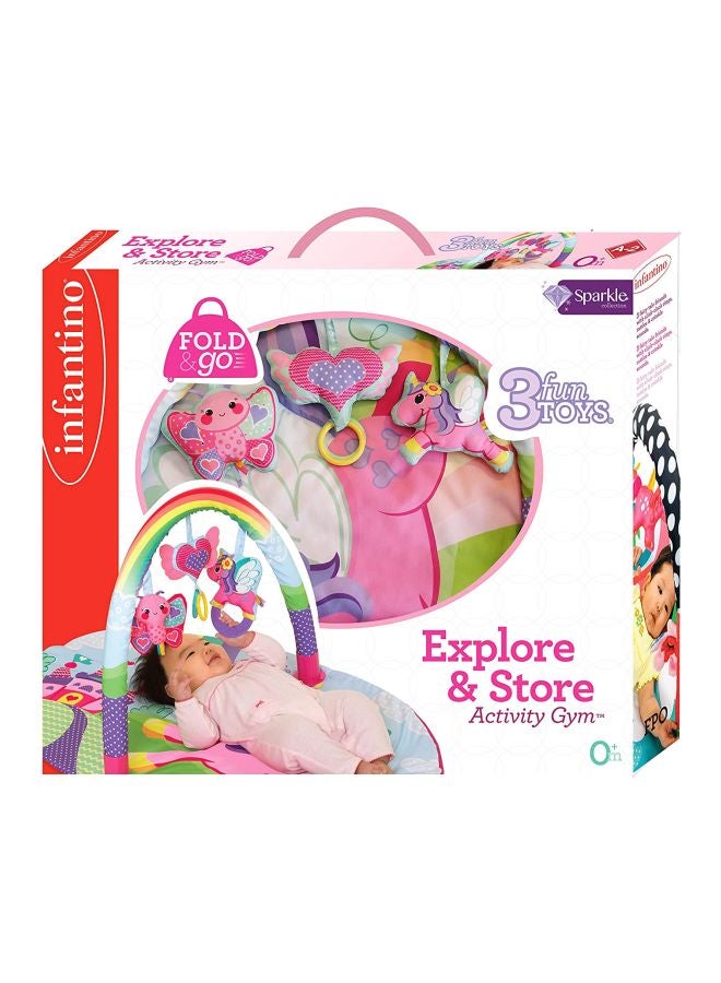 Explore And Store Activity Gym Playmat - Sparkle Theme 53.34x7.6cm