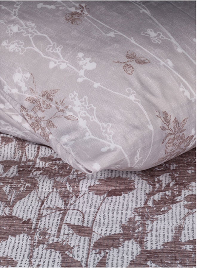 Soft Brown Duvet Cover Set for full/Queen/Double size beds