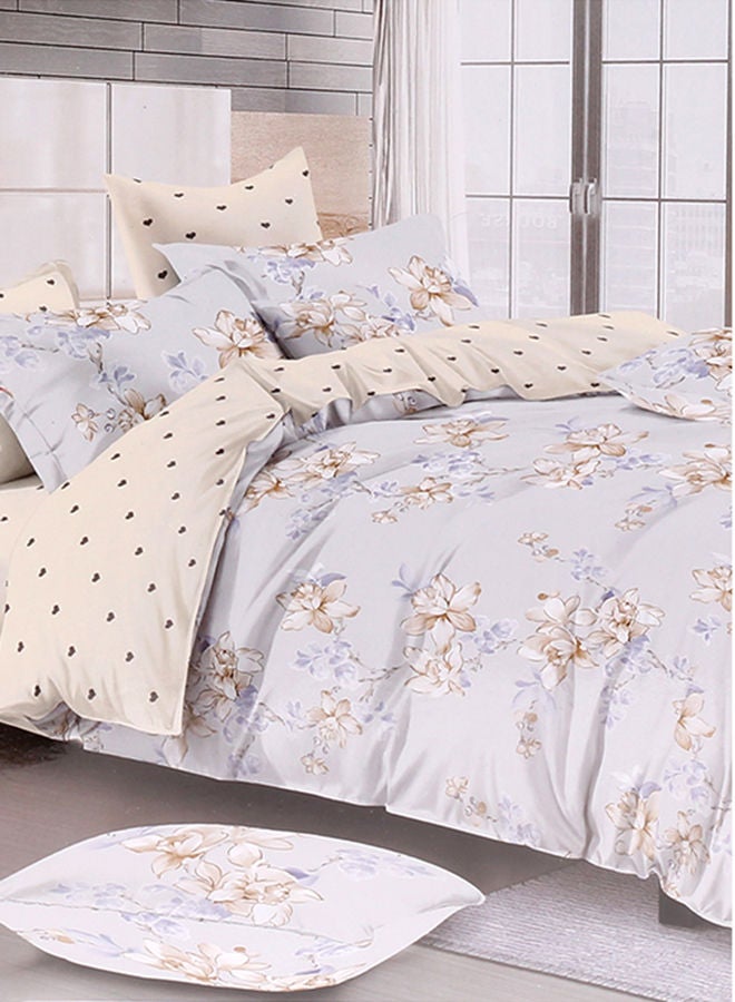 Elegant Flowers Duvet Cover Set for double and queen beds