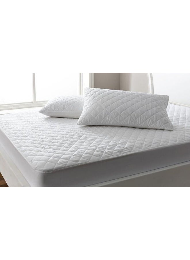 Super Soft Quilted Pillow cotton White 50x70cm