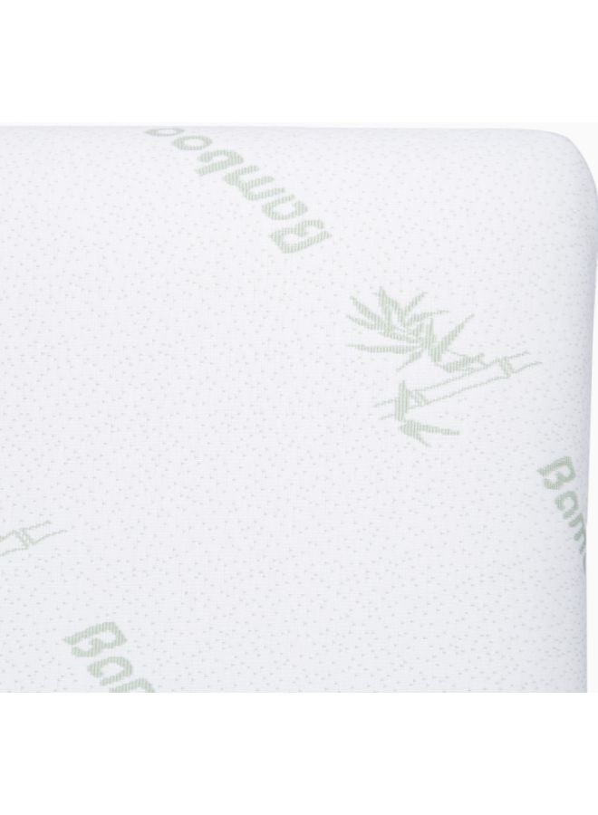 Relax Memory Foam Pillow Viscose White/Green 40x60cm