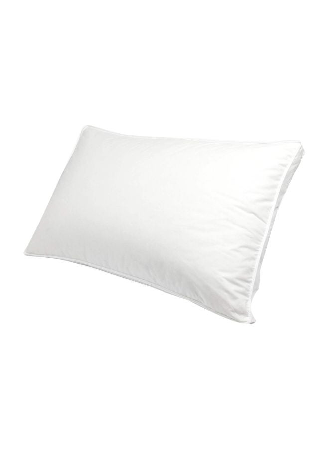 Cotton Around Down Gusseted Pillow White Queen