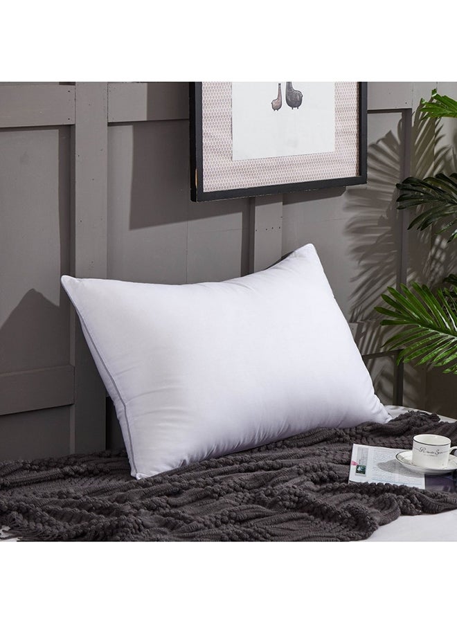 Silver Pillow 100% cotton White 50x75cm