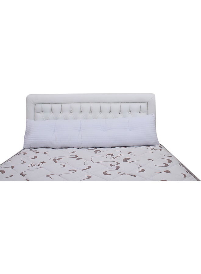 Comfortable Soft Bed Long Pillow Cotton White 180x45cm