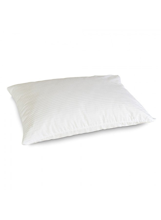 2-Piece Hotel Soft Pillow Set Polyester White 50x75cm