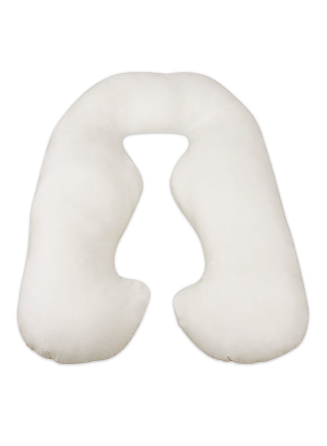Maternity Body Pillow Cotton White 120x80cm