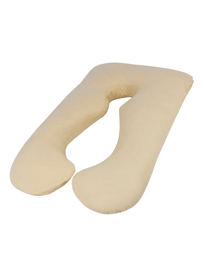 Cotton Maternity Pillow Cotton Beige