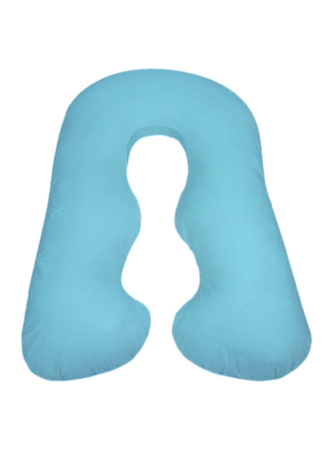 Cotton Pregnancy Pillow Cotton Blue 145x90x25cm