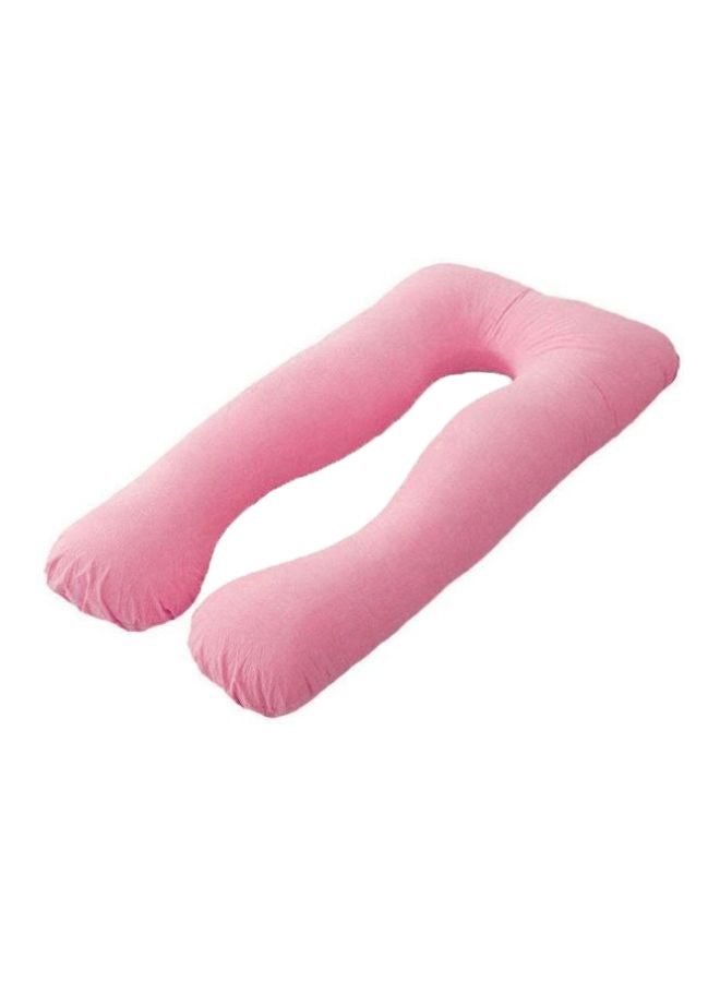 Maternity Pillow Cotton Pink 120x80cm