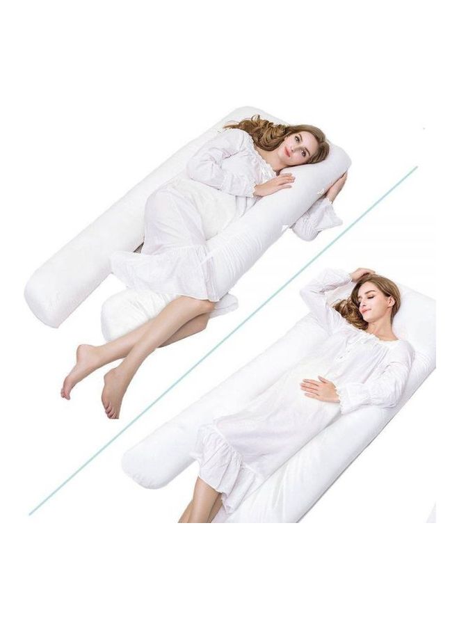 Maternity Pillow Cotton White 120x80cm